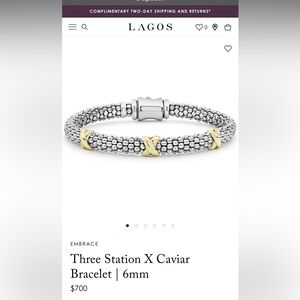 Lagos - Three Station X Caviar Bracelet | 6mm